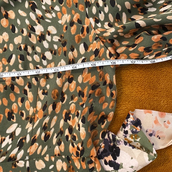 Never Fully Dressed Bloom Spliced Print Dress - Picture 8 of 12